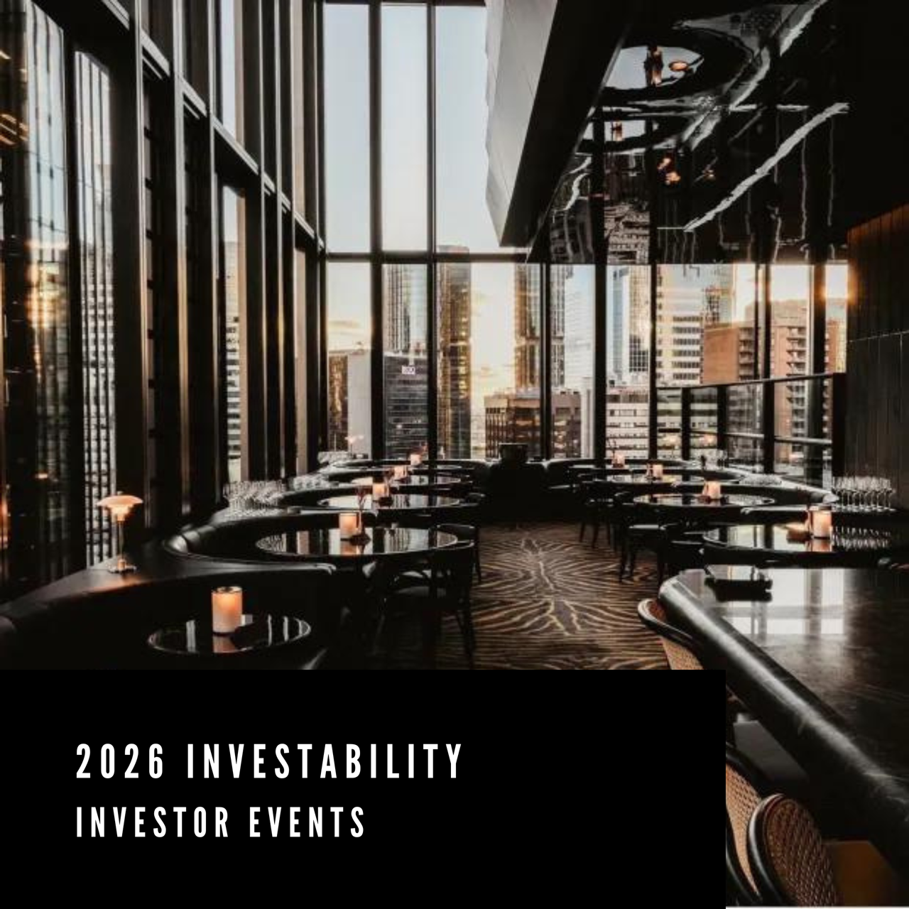 2026 Events hosted by Investability